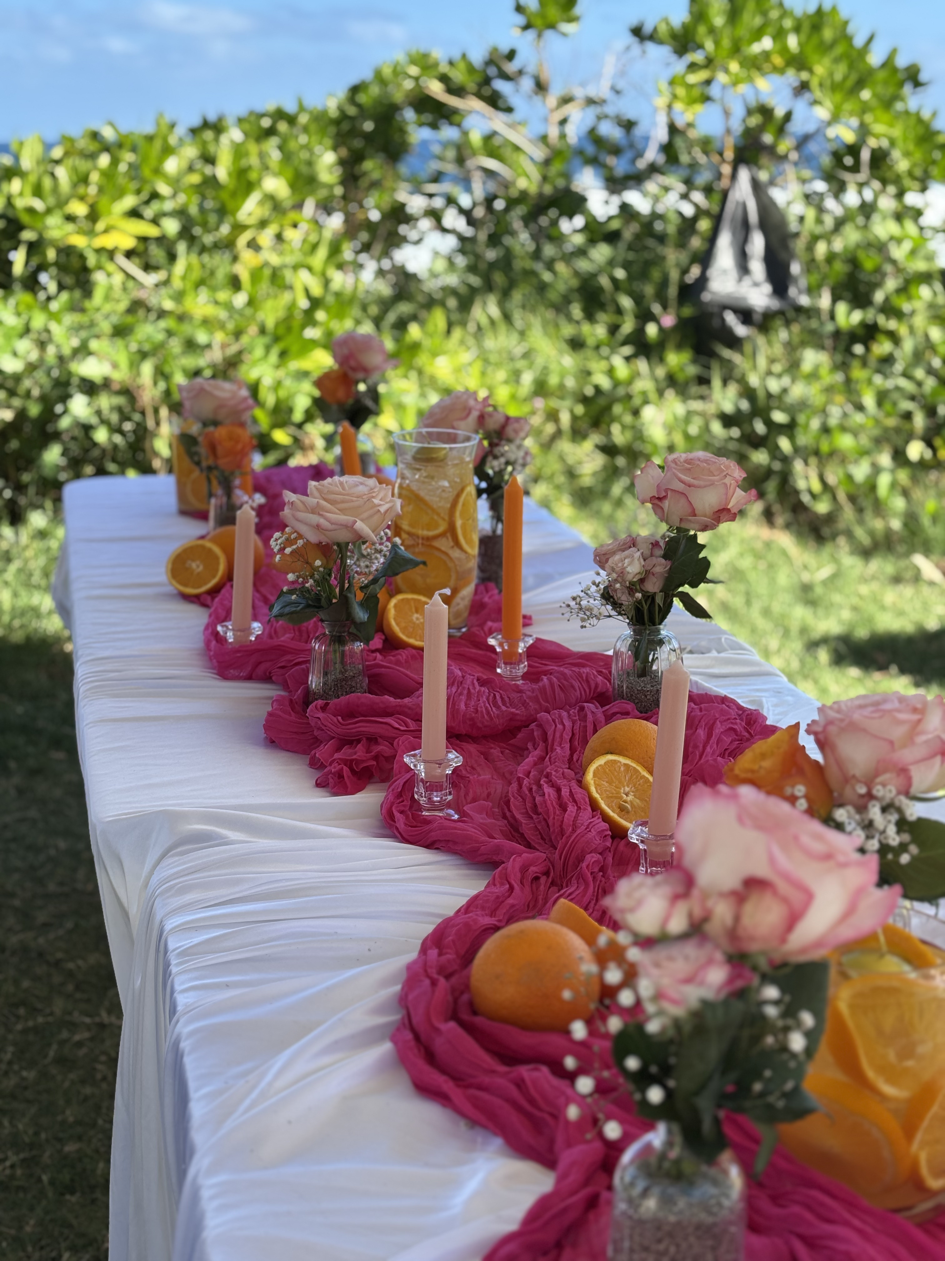 Réalisation Yes in Paradise pour un anniversaire ou moment romantique